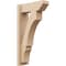 Ekena Millwork 5 1/2-in W x 14-in D x 26-in H Balboa Slat Rough Cedar Woodgrain TimberThane Outlooker, Primed Tan OUTUR055X14X26BOA24RCPR - alternate 1